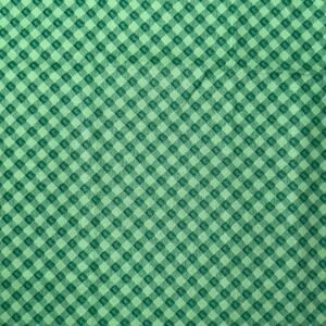 Spring Gingham Green on Green Cotton Fabric - 7/8 Yard - Blender, Basic